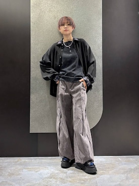 「HARE（ハレ）のアイテム（トップス）」を使った、mia4422hさん（レディース・166cm）の春コーディネート