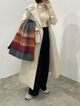 「LIAN（リアン）のアイテム（その他アウター）」を使った、Lianさん（レディース・157cm）の秋コーディネート