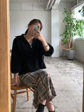 Lianさん（レディース・157cm）の秋コーディネート