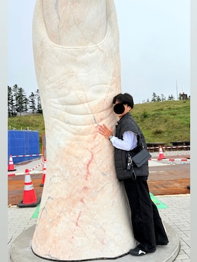 「アイテム（ベスト）」を使った、いぶさん（メンズ・168cm）の秋コーディネート