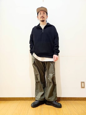 アライタカノリさん（メンズ・164cm）の冬コーディネート