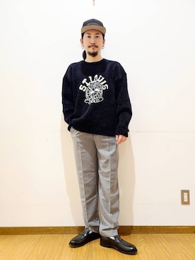 アライタカノリさん（メンズ・164cm）の秋コーディネート