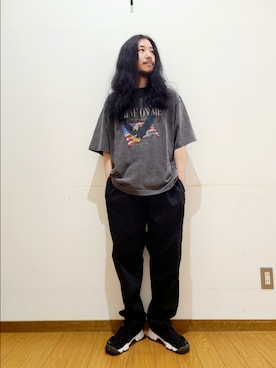 「アイテム（トップス）」を使った、アライタカノリさん（メンズ・164cm）の夏コーディネート