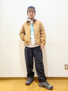 アライタカノリさん（メンズ・164cm）の冬コーディネート