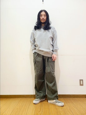 「アイテム（シューズ）」を使った、アライタカノリさん（メンズ・164cm）の秋コーディネート