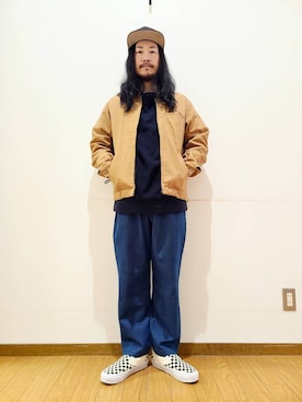 アライタカノリさん（メンズ・164cm）の冬コーディネート