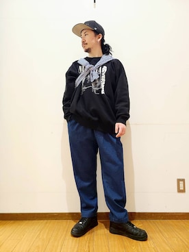 アライタカノリさん（メンズ・164cm）の冬コーディネート