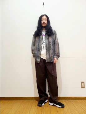 「アイテム（トップス）」を使った、アライタカノリさん（メンズ・164cm）の夏コーディネート