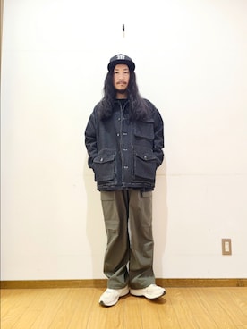 アライタカノリさん（メンズ・164cm）の冬コーディネート