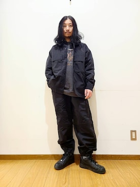 アライタカノリさん（メンズ・164cm）の冬コーディネート