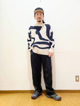 アライタカノリさん（メンズ・164cm）の冬コーディネート