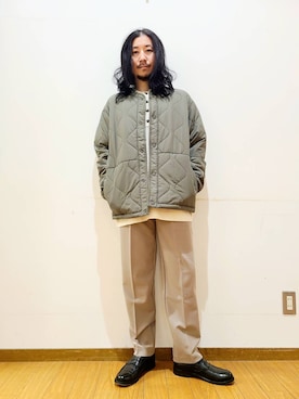 アライタカノリさん（メンズ・164cm）の冬コーディネート