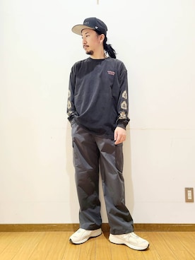 「LURKING CLASS（ラーキングクラス）のアイテム」を使った、アライタカノリさん（メンズ・164cm）の秋コーディネート