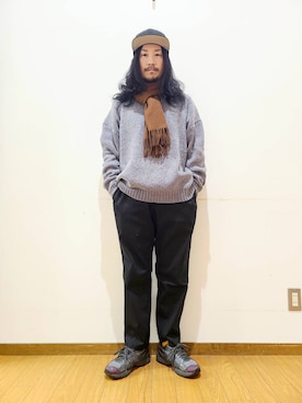 アライタカノリさん（メンズ・164cm）の冬コーディネート