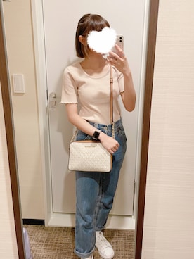 「merry jenny（メリージェニー）のアイテム（PC・スマホグッズ/家電）」を使った、ミルクセーキさん（レディース・152cm）の夏コーディネート