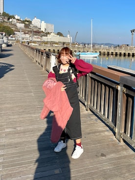 「merry jenny（メリージェニー）のアイテム（ダウンジャケット/コート）」を使った、ミルクセーキさん（レディース・151cm）の冬コーディネート