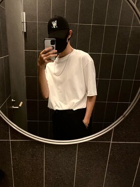 「WOOALONG（ウアロン）のアイテム（帽子）」を使った、toshikun1120さん（メンズ・181cm）の夏コーディネート