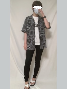 「メンスアイテム」｜0shini0さん（レディース・166cm）の夏コーディネート