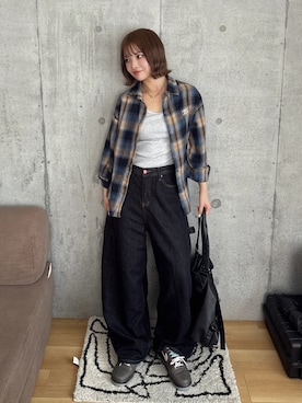 「NIKE（ナイキ）のアイテム（シューズ）」を使った、SAKURAさん（レディース・160cm）の春コーディネート