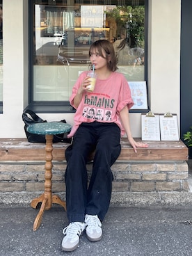 「アイテム（Tシャツ/カットソー）」を使った、SAKURAさん（レディース・161cm）の夏コーディネート