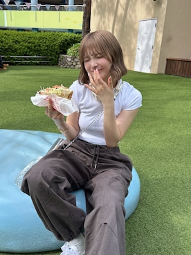 「アイテム（PC・スマホグッズ/家電）」を使った、SAKURAさん（レディース・161cm）の夏コーディネート