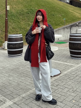 「アイテム（ファンデーション）」を使った、SAKURAさん（レディース・161cm）の秋コーディネート