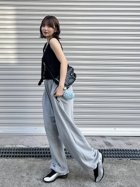 「シルバー」｜SAKURAさん（レディース・161cm）の夏コーディネート