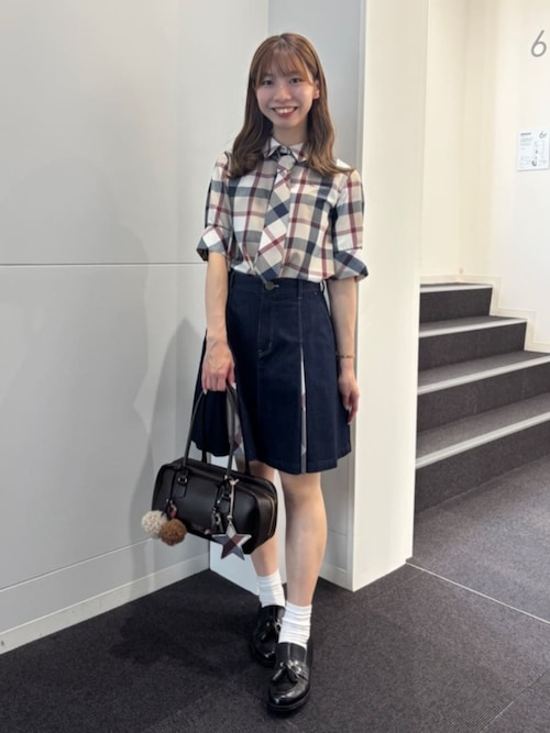 セール】デニムミニスカート（デニムスカート）｜BLUE LABEL