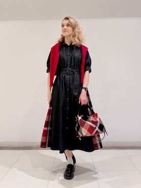 ブルーレーベル・クレストブリッジ公式さん(レディース・161cm)の秋コーディネート