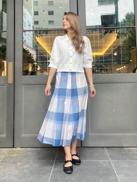 ブルーレーベル・クレストブリッジ公式さん(レディース・161cm)の春コーディネート