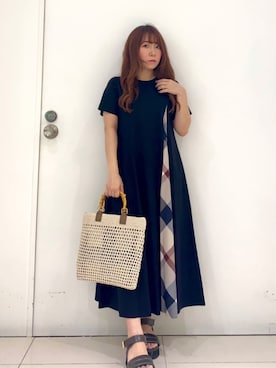 ブルーレーベル・クレストブリッジ公式さん(レディース・152cm)の夏コーディネート