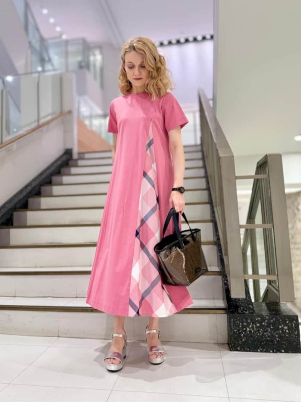 ▪️ BLUE LABEL CRESTBRDGE 　美人百花 ワンピース 美人百花 #美人百花4月号 #BLUELABELCRESTBRIDGE #ブルーレーベル