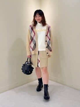 ブルーレーベル・クレストブリッジ公式さん（レディース・152cm）の夏コーディネート