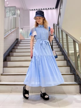 ブルーレーベル・クレストブリッジ公式さんのコーディネート