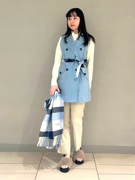 ブルーレーベル・クレストブリッジ公式さん（レディース・167cm）の秋コーディネート