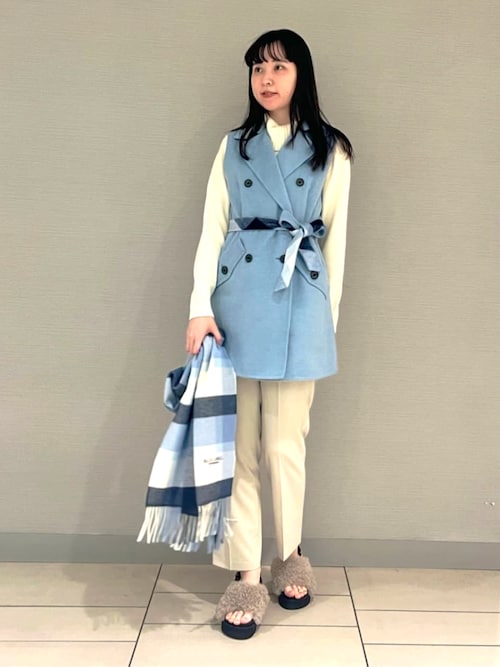 ウォッシャブル】ウォッシャブルウールオフタートルニット（ニット