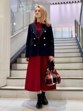 ブルーレーベル・クレストブリッジ公式さん(レディース・162cm)の春コーディネート