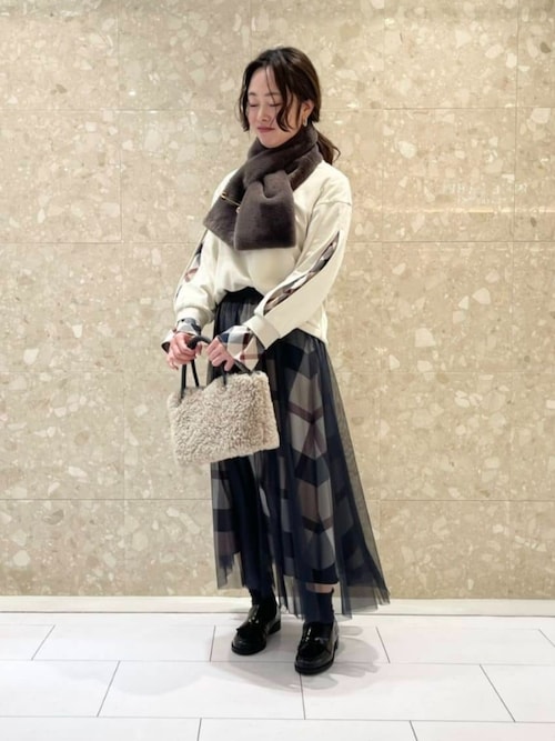 BLUE LABEL CRESTBRIDGE スカート クレストブリッジチェックライト