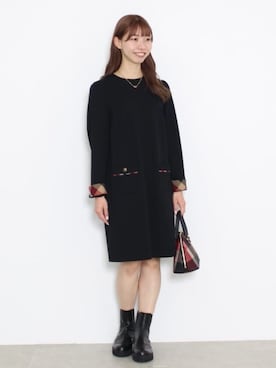 「BLUE LABEL CRESTBRIDGE（ブルーレーベルクレストブリッジ）のアイテム」を使った、ブルーレーベル・クレストブリッジ公式さん（レディース・159cm）の春コーディネート