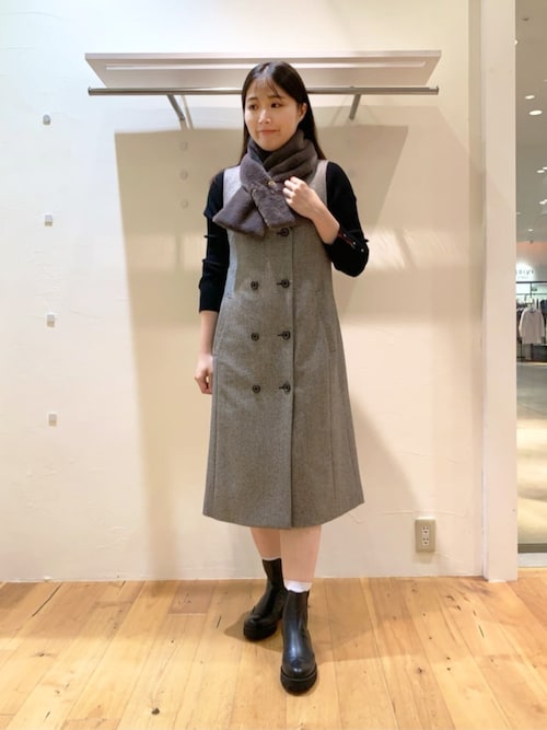 フェイクファーティペット（マフラー）｜BLUE LABEL CRESTBRIDGE