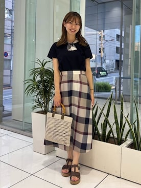 ブルーレーベル・クレストブリッジ公式さんのコーディネート