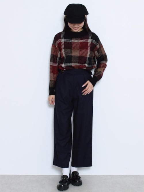 BLUE LABEL CRESTBRIDGE フレキシブルツイルグルカパンツ BLUE LABEL CRESTBRIDGE（ブルーレーベルクレストブリッジ）の