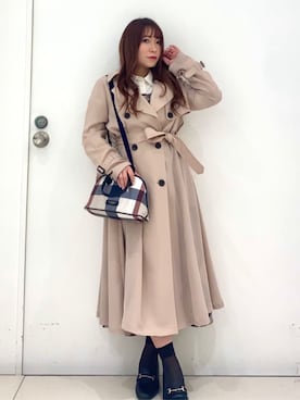 ブルーレーベル・クレストブリッジ公式さん（レディース・152cm）の春コーディネート