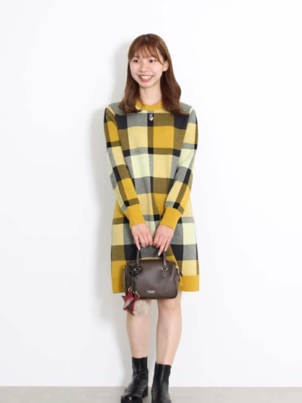 BLUE LABEL CRESTBRIDGEのワンピース（イエロー系）を使った人気