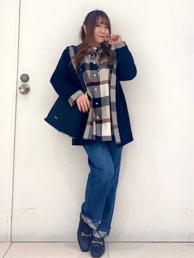 ブルーレーベル・クレストブリッジ公式さん（レディース・152cm）の春コーディネート