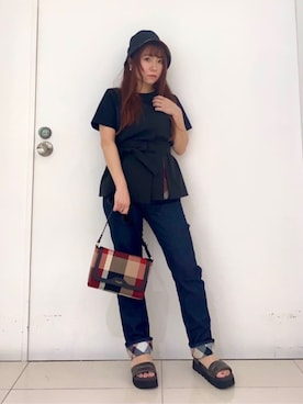 ブルーレーベル・クレストブリッジ公式さん（レディース・152cm）の秋コーディネート