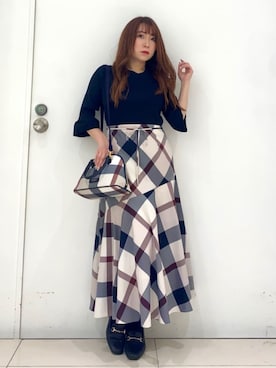 ブルーレーベル・クレストブリッジ公式さん（レディース・152cm）の春コーディネート