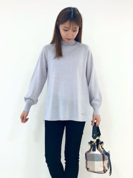 ブルーレーベル・クレストブリッジ公式さん（レディース・165cm）の秋コーディネート