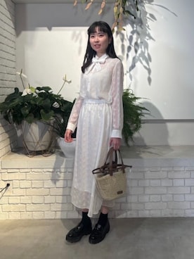 ブルーレーベル・クレストブリッジ公式さん(レディース・165cm)の夏コーディネート