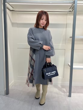 BLUE LABEL CRESTBRIDGEのワンピースを使った人気ファッション